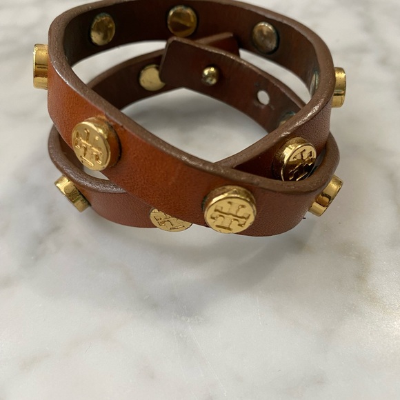 TORY BURCH Leather Wrap Bracelet - Picture 2 of 10